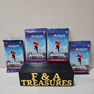 Lot Of 4Sealed Magic The Gathering Avatar Play Booster Packs